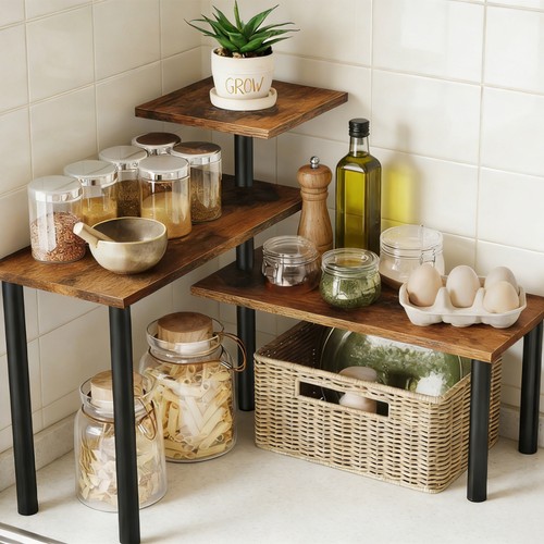 Scaffale angolare cucina - cucina, 3