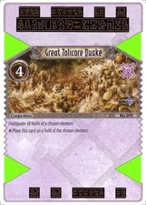 Great Tolicore Quake - Set 1 - The Eye of Judgment TCG