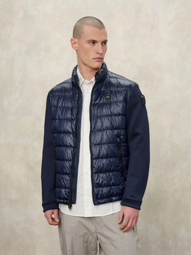 Blauer giacca hebron con - giacca,