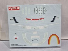 FERRARI F2004 SCALA 1/8 KYOSHO RADIOCOMANDATA DECALS CASCO MSC DEAGOSTINI