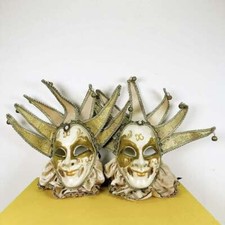 coppia di maschere veneziane
