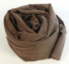 SCIARPA CASHMERE MARRONE SCURO