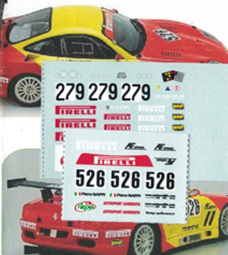 Decal ferrari 550 - ferrari, gt