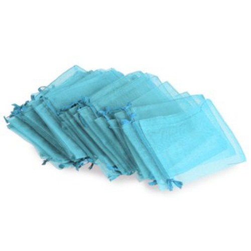 Sacchetti organza celesti - 25,