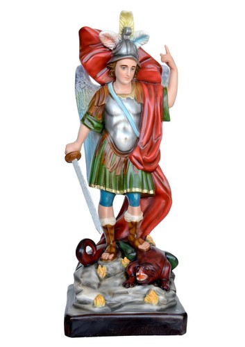 Statua san michele - michele, con