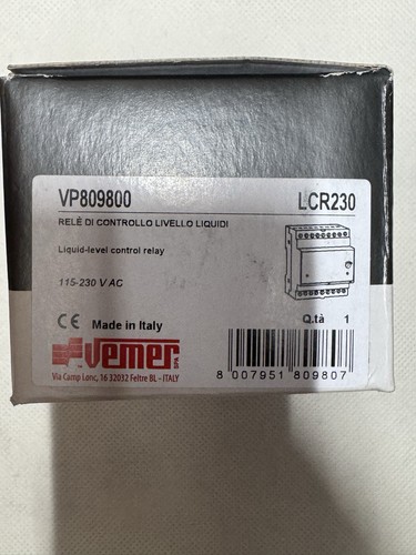 Vemer lcr230 vp809800 relay - lcr230,