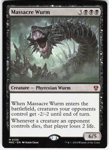 Massacre wurm commander - wurm, m