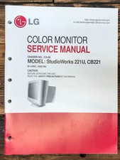 LG StudioWorks 221U CB221 Monitor Manuale di servizio *Originale*