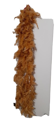 Feather boa oro con - con, orpello
