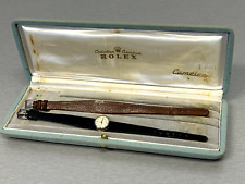 OROLOGIO DONNA ROLEX ORCHIDEA CAMALEONTE ORO BIANCO 18K SCATOLA E CINTURINI ORIGINALI