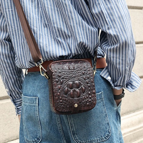 Marsupio uomo vintage vera
