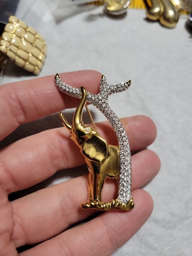 Spilla elefante albero - spilla,