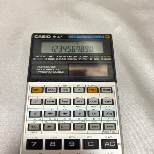 Casio 61f formula elettrica - casio, fx-61f