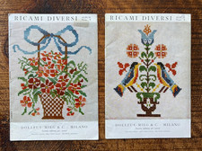 2 DMC Ricami Diversi Cross