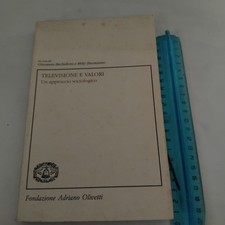 LIBRO 1993 TELEVISIONE E VALORI APPROCCIO SOCIOLOGICO FONDAZION ADRIANO OLIVETTI
