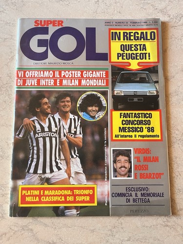 Rivista super gol 25 - n°, 25/1986