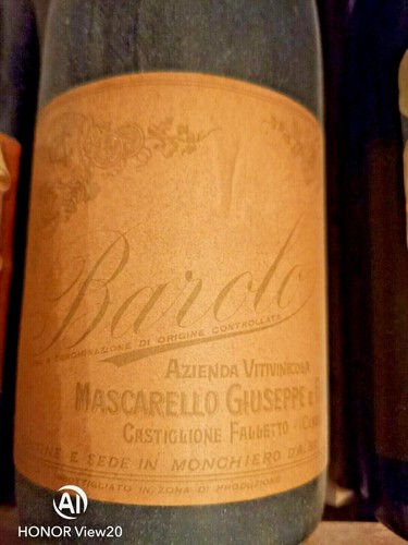 Barolo 1962 mascarello - -,