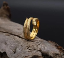 Anello serpente in oro 18 kt