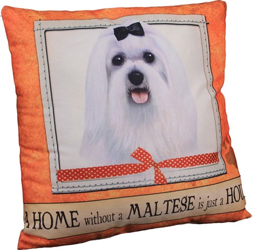 Cuscino maltese 16x16 - cuscino,