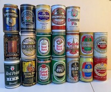 19 lattine di birra olandesi, 33cl. Da collezione