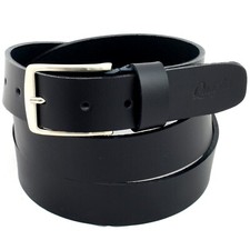 Cintura Uomo vera Pelle Blu Cinta Donna in Cuoio Sportiva Casual di da 3,5 cm c0