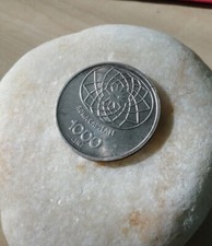 Moneta 1000 lire Concordia da collezione in argento 