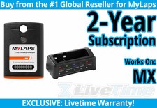 Transponder ricaricabile MyLaps TR2 MX (motocross) con abbonamento di 2 anni