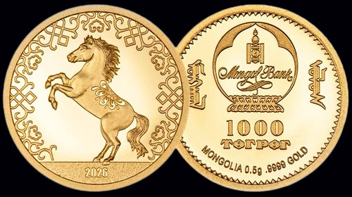 Mongolia 1000 tog - mongolia, tog.