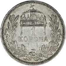 Moneta Ungheria 1 Corona 1915