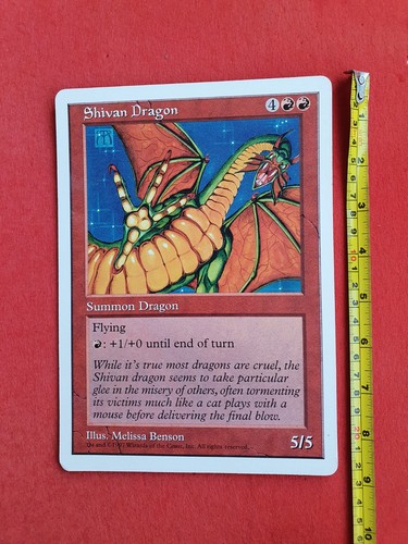 Shivan dragon mtg - dragon,