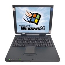 Notebook PC Computer Pentium MMX 233 Windows 98 Seriale RS232 Parallela CD 22015