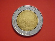 Italy 500 Lire, 1985 