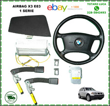 kit kirbag BMW X3 e83 1 serie 150cv 2004 2005 2006 volante cuscotto centralina