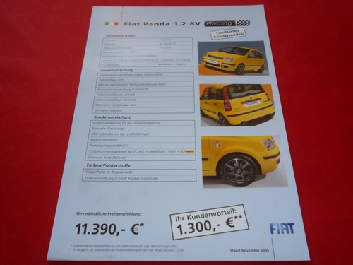Fiat panda tipo - fiat, 169