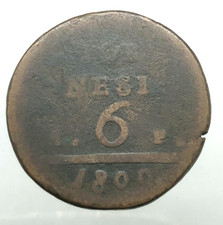 6 TORNESI   1800 FERDINANDO IV