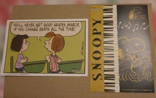 Cartolina vintage peanuts - cartolina,