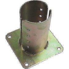 SUPPORTO GAZEBO TONDO A PAVIMENTO 957 ZINCATO GIALLO S.MM 4,0 MM 80 PZ 1