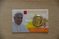 CITTà DEL VATICANO - VATICAN CITY - COIN CARD N° 8 - 50 CENTESIMI EURO 2017