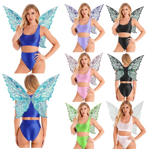 Costume donna rave set crop