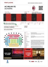 Biglietto Milan Roma