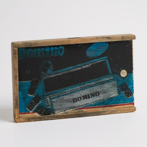 Gioco domino con - gioco, scatola