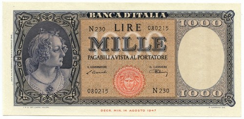 1000 lire italia ornata - 1000,