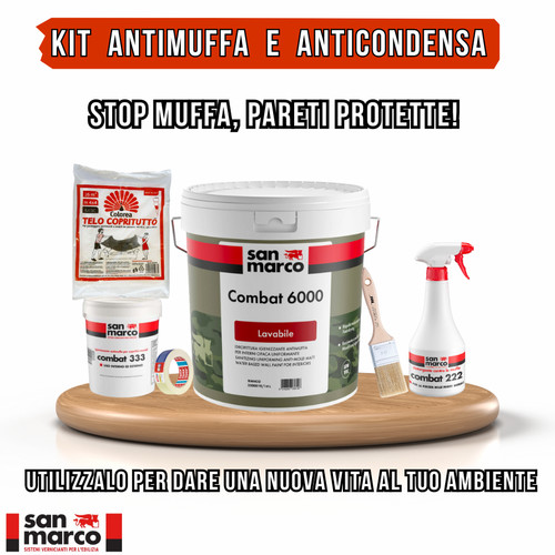 Kit pittura ciclo antimuffa - pittura,