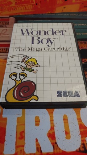 Wonderboy sega master - wonderboy, (1986)