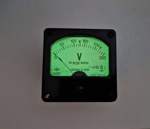 Voltmetro analogico - , da