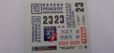 decals décalcomanie Peugeot