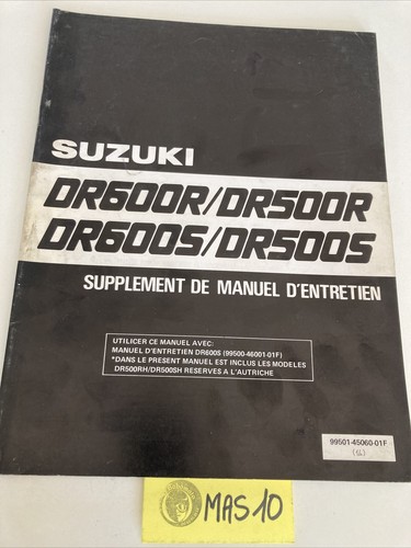 Suzuki dr600s dr500s - dr600s,