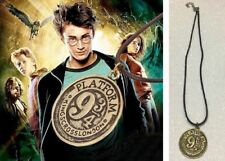 COLLANA CIONDOLO HARRY POTTER NECKLACE PLATFORM 9 3/4 KINGSCROSSLONDON BRONZE