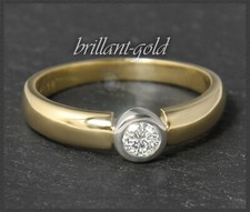 Anello solitario con diamanti
