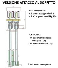 BINARIO DUPLEX KIT PER PORTA